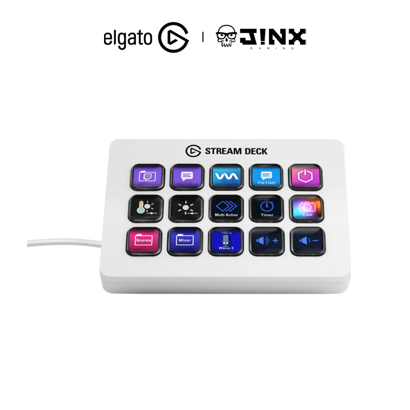 Elgato Stream Deck MK.2 - White แผงแป้นพิเศษ - ประกันศูนย์ 2 ปี