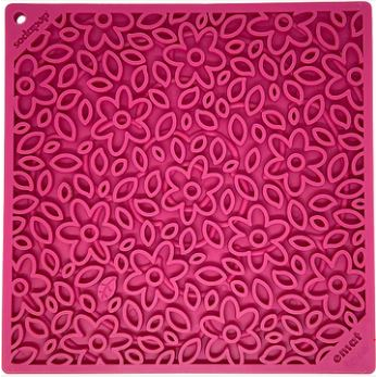FLOWER POWER DESIGN EMAT ENRICHMENT LICK MAT