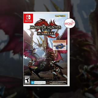 [พร้อมส่ง] เกมส์ Monster Hunter Rise รวม DLC Sunbreak (US) (EN) แผ่น Nintendo Switch Game