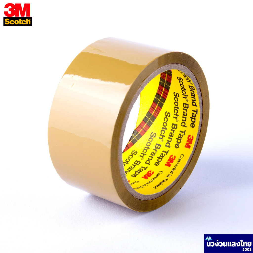 Scotch® 3M เทปติดกล่อง แพ็ค 12 ม้วน ปิดกล่อง เทป OPP รูปที่ 4