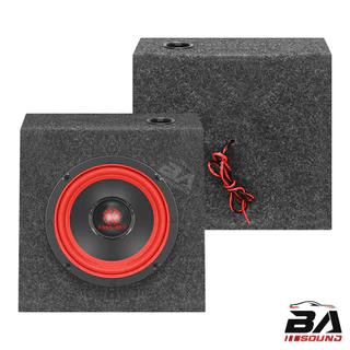 BA SOUND ตู้ลำโพงสำเร็จรูป 6.5 นิ้ว 300W สีแดง BR-6135R แถมฟรีสายลำโพง 2 เมตร ตู้ลำโพง 6.5นิ้ว เครื่องเสียงติดรถยนต์