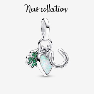 Pandora silver hanging charm ติ้งโอปอล์