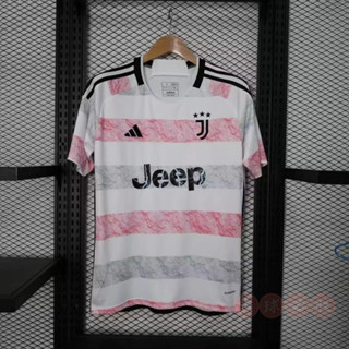 เสื้อกีฬาแขนสั้น ลายทีมชาติฟุตบอล Juventus 23 24 ชุดเยือน ไซซ์ S - XXL