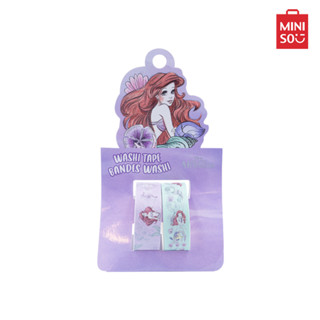 MINISO เทปวาชิ เทปกาวตกแต่ง เซท 2 ชิ้น คอลเลคชั่น Disney The Little Mermaid