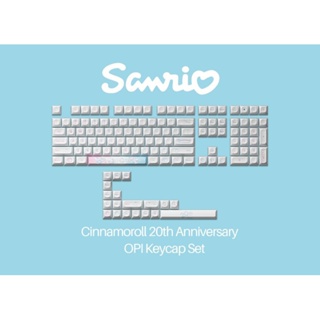 คีย์แคป Akko x Sanrio Cinnamoroll 20th-yr anniversary limited edition keycap set ชุดคีย์แคป ชินาม่อนโรล