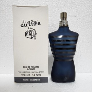 Jean Paul Gaultier ultra male edt intense 125ml กล่องเทสเตอร์