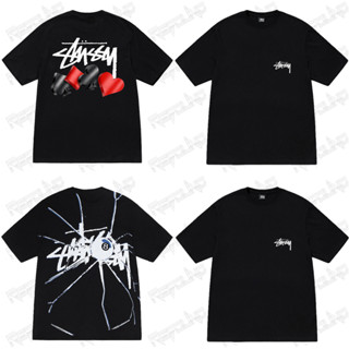 เสื้อยืด Stussy Suit ลายไพ่ &amp; Shattered 8ball