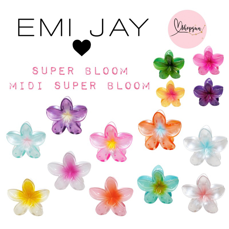 พร้อมส่ง ✅ Emi Jay Midi Super Bloom & Super Bloom Clip ของแท้ 100%