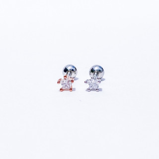 จิวต่างหูเกาหลี More Than Piercing: A225 Tiny Star