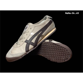 รองเท้าOnitsuka Tiger Mexico66 แบบหนัง รองเท้าผู้ชายโอนิซึกะไทเกอร์ ใส่ได้ทั้งผู้ชาย&amp;หญิง【รูปถ่ายจากสินค้าจริง✔แท้100%】