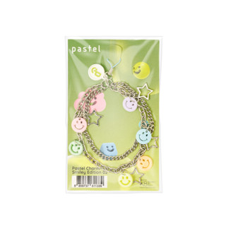 PHON STRAP SMILEY METAL CHAIN