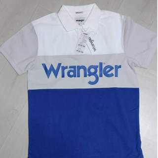 Wrangler เสื้อยืดคอโปโล แรงเลอร์ ของแท้ ป้ายห้อย