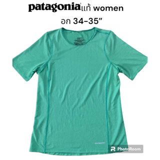 แบรนด์แท้100% Patagonia M เสื้อออกกำลังกายผู้หญิง