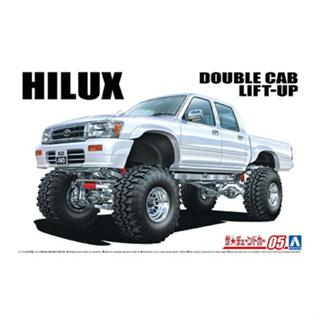 รถโมเดลจาก Aoshima 1/24 LN107 HILUX PICKUP DOUBLE CAB LIFT UP 94 (TOYOTA)