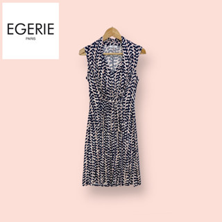 เดรส Egerie Paris ผ้าสเปนเดคพรีเมี่ยม ไซด์ -  F   อก 36-40 เอว 28-30 สะโพก 50 ยาว 40.5 นิ้ว  เดรสทรงสวยน่ารักไฮโซ