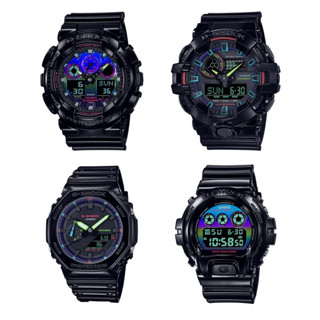 G-SHOCK l Virtual Rainbow Series l GA-100RGB-1A,DW-6900RGB-1,GA-2100RGB-1A,GA-700RGB-1A