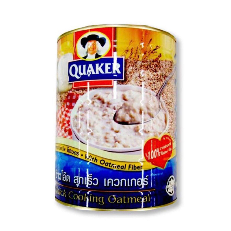 Quaker เควกเกอร์ ข้าวโอ๊ต สุกเร็ว 800 กรัม ข้าวโอ๊ต