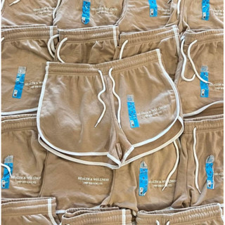 กางเกงวอร์มขาสั้น Primark Elasticated Waist Shorts มีเชือกรูดที่เอว มีสกรีนที่หน้าขาซ้าย