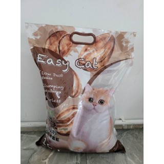 พร้อมส่งทุกวัน Easy Cat ทรายแมวเบนโทไนต์ ขนาด 10 ลิตร กลิ่นกาแฟ