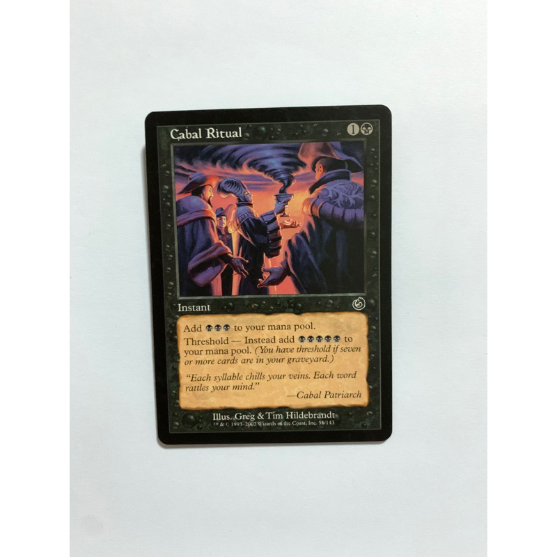 Cabal Ritual  MTG Commander EDH Single Card