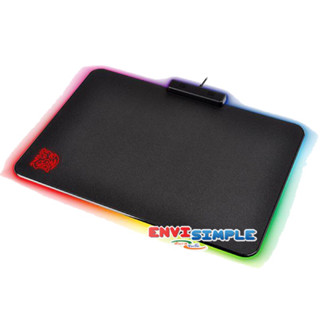 แผ่นรองเม้าส์ Tt eSPORTS Draconem RGB Hard Edition Mouse Pad มีไฟ RGB