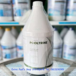 PoolTrine น้ำยาป้องกันตะไคร่และปรับสภาพน้ำใส สำหรับสระว่ายน้ำ *อเมริกา บรรจุ 3.8 ลิตร/แกลลอน