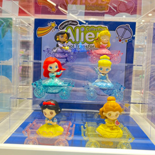 เลือกตัวได้ กล่องสุ่มเจ้าหญิง Disney princess collection jeweled float Team figure model จาก miniso