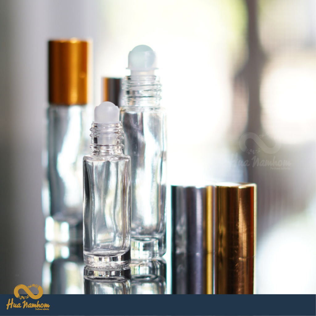ขวดลูกกลิ้งเกรด A หัวบอลพลาสติก บรรจุได้ 4ml-8ml