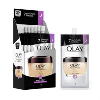 Olay Total Effects 7 in One Night Creamโอเลย์ โททัล เอฟเฟ็คส์ 7 อิน 1 ไท์ครีม แบบซองขนาด7g