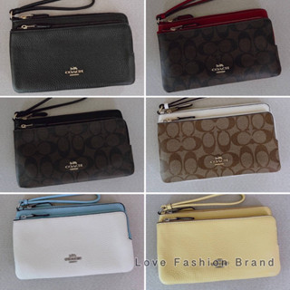 👑ผ่อน0%~แท้100%👑 C5576 2L DOUBLE ZIP WALLET คล้องมือรุ่นใหม่ 2ซิป L c5610 c7313