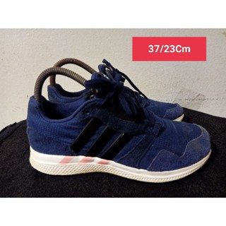 Adidas Size 37 ยาว 23 Cm  รองเท้ามือสอง  ผู้หญิง เท้าเล็ก แฟชั่น ลำลอง ทำงาน