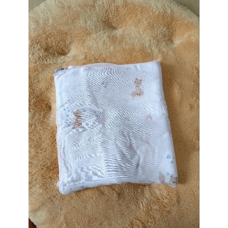 new ผ้าห่อตัว snow owl สีชมพู