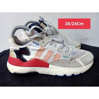 Adidas Size 38 ยาว 24 Cm  รองเท้ามือสอง  ผู้หญิง เท้าเล็ก แฟชั่น ลำลอง ทำงาน