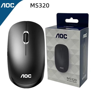 AOC MS320 2.4G ตัวรับสัญญาณ USB ไร้สาย 1600 DPI สำหรับคอมพิวเตอร์เดสก์ท็อปและแล็ปท็อป