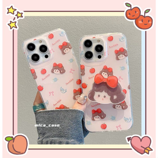 🐱‍🐉จัดส่งภายใน 24 ชม🌹 เคสไอโฟน 11 12 13 14 Pro Max สาวน่ารักหัวใจ ความนิยม ฤดูร้อน ระดับสูง Case for iPhone ผลิตภัณฑ์ร้อ