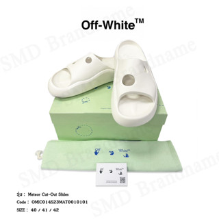 Off-White รองเท้าแตะ รุ่น Off-White Meteor Slip-On Slides Code: OMIC014S23MAT0010101