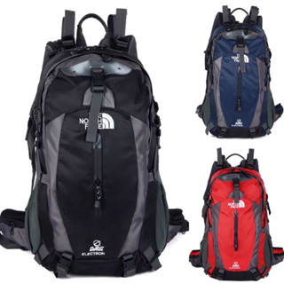 The north face backpack 50L  (รุ่นเสริมโครงเหล็ก+แถมผ้าคลุมกันฝน)