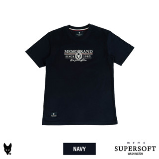 โค้ดPASSC[ลด80บ.]🔥 ไซส์ S AEIOU เสื้อยืด Memo Supersoft Premium  สกรีน รุ่น WASHINGTON 1989 สินค้าลิขสิทธิ์แท้