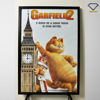 💎Intelligent | กรอบรูปพร้อมโปสเตอร์ Garfield | x 1 กรอบ ตกแต่งบ้าน กรอบโปสเตอร์ กรอบรูปพร้อมกระจก การ์ฟิลด์