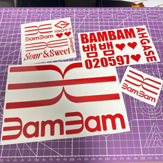 ใหม่sticker BamBam GOT7 Sour &amp; Sweet สติ๊กเกอร์ไดคัด  กันน้ำ ✨ใช้กับพื้นผิวได้หลากหลาย  สติ๊กเกอร์ติดเเท่งไฟ