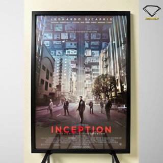 💎Intelligent | กรอบรูปพร้อมโปสเตอร์ Inception | x 1 กรอบ ตกแต่งบ้าน กรอบโปสเตอร์ กรอบรูปพร้อมกระจก จิตพิฆาตโลก