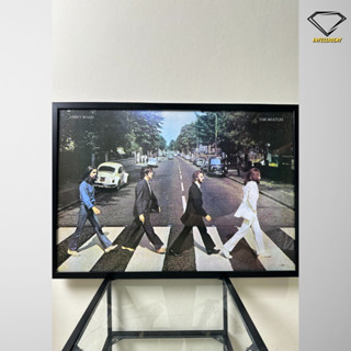 💎Intelligent | กรอบรูปพร้อมโปสเตอร์ The Beatles | x 1 กรอบ ตกแต่งบ้าน กรอบโปสเตอร์ กรอบรูปพร้อมกระจก เดอะบีเทิลส์