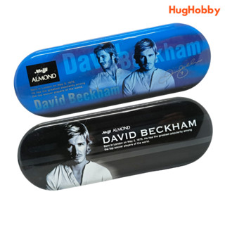 [Set of 2] Meiji Almond David Beckham Metal Pen Case (Used)