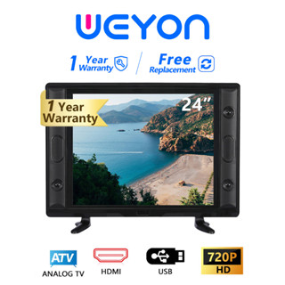 ทีวี WEYON 24 นิ้ว Full HD LED TVทีวีราคาถูก(USB+AV+HDMI+VGA)