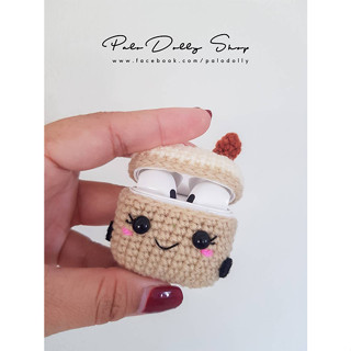 Palo Dolly Shop เคส Airpods ลาย "ชานมไข่มุก" (เฉพาะเคส ไม่รวม AirPods)