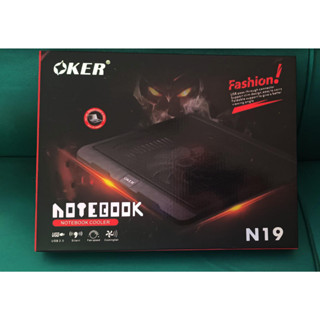 พัดลมระบายความร้อน OKER รุ่นN19 ของใหม่ยังไม่เคยใช้งาน