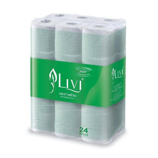 LIVI กระดาษชำระม้วนเล็ก 17 m (144 ม้วน/ลัง) NNP พร้อมส่ง ออกใบกำกับภาษีได้