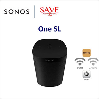 SONOS One SL ลำโพงไร้สาย Multi-room ผ่านสัญญาน WiFi ควบคุมด้วย Smart Phone ผ่าน App SONOS รองรับ Airplay2