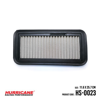 HURRICANE กรองอากาศสแตน , ผ้าแดง Citroen C1 , Daihatsu Sirion , Peugeot 107 , Subaru ,Toyota ( Aygo , Soluna) HS-0023