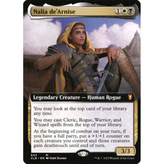 [MTG] Nalia deArnise [CLB] [MULTI] [RARE] [EXTENDED ART] [ENG] (การ์ดเมจิค / Magic the Gathering)